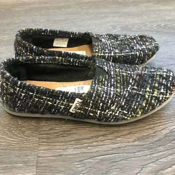Toms Classic Alpargata Flats Loafers Slip On Shoes Sneakers Textured Knit: 6 - Picture 5 of 9